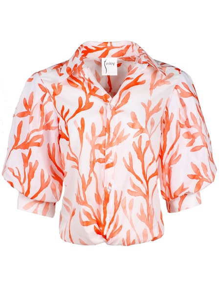 Bomba Coral Reef Shirt in Coral/White