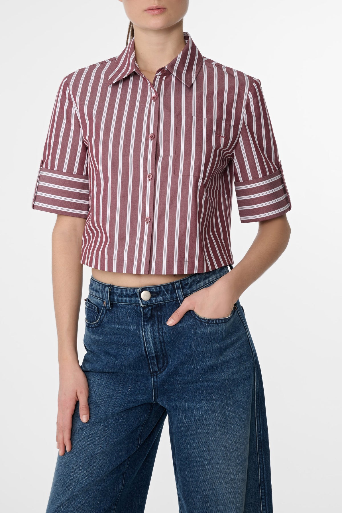 TF6444T161-Toccin-brooks-crop-button-down-top-washed-oxblood-stripe-1