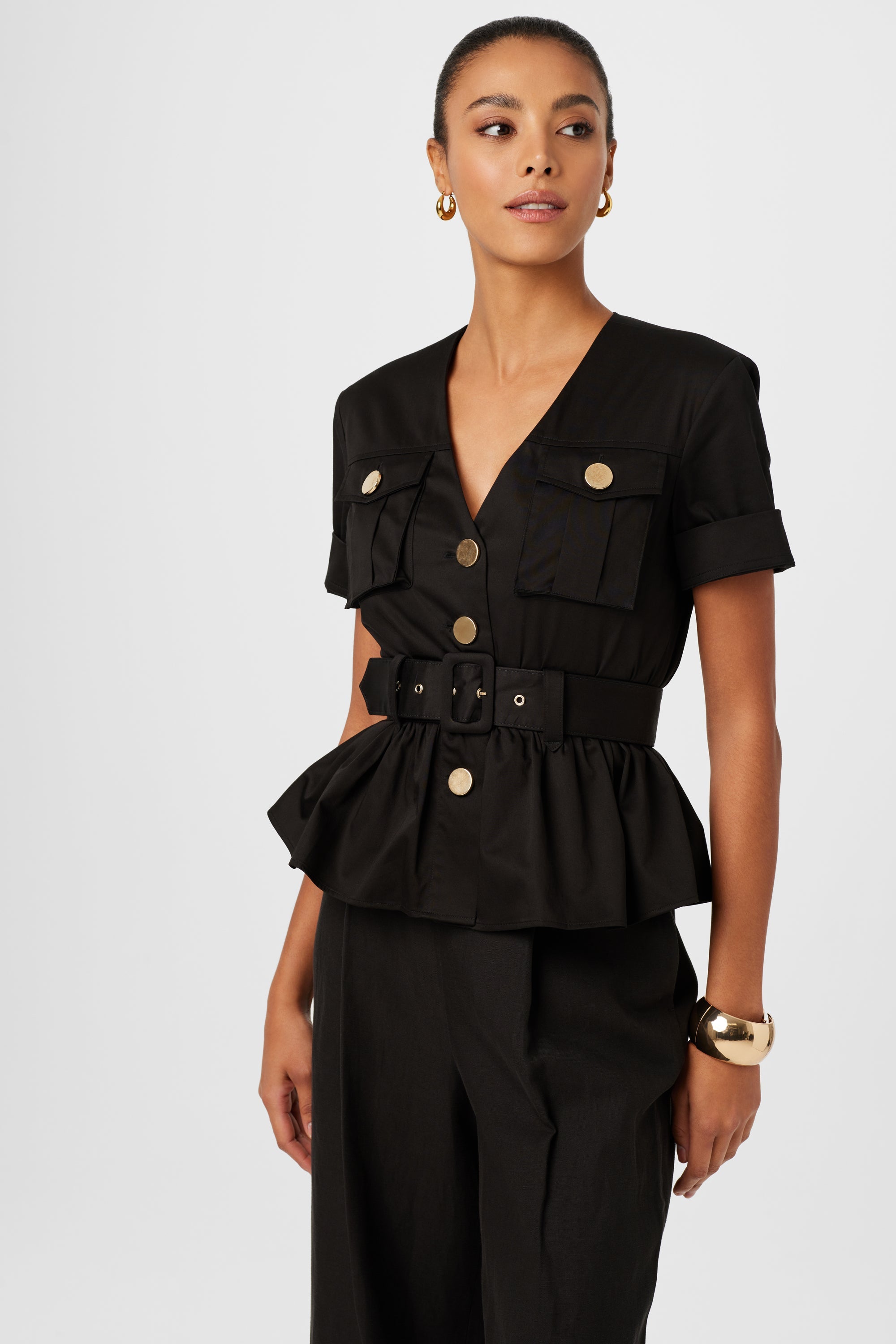 トップス acka ette peplum tops Pepplum Top - Akoka Top | Afro Fashion for Everyone – AdeOriCloset