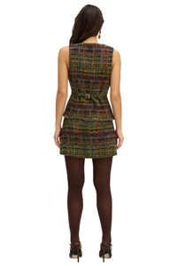 Rosie Skirt in Navy/Gold