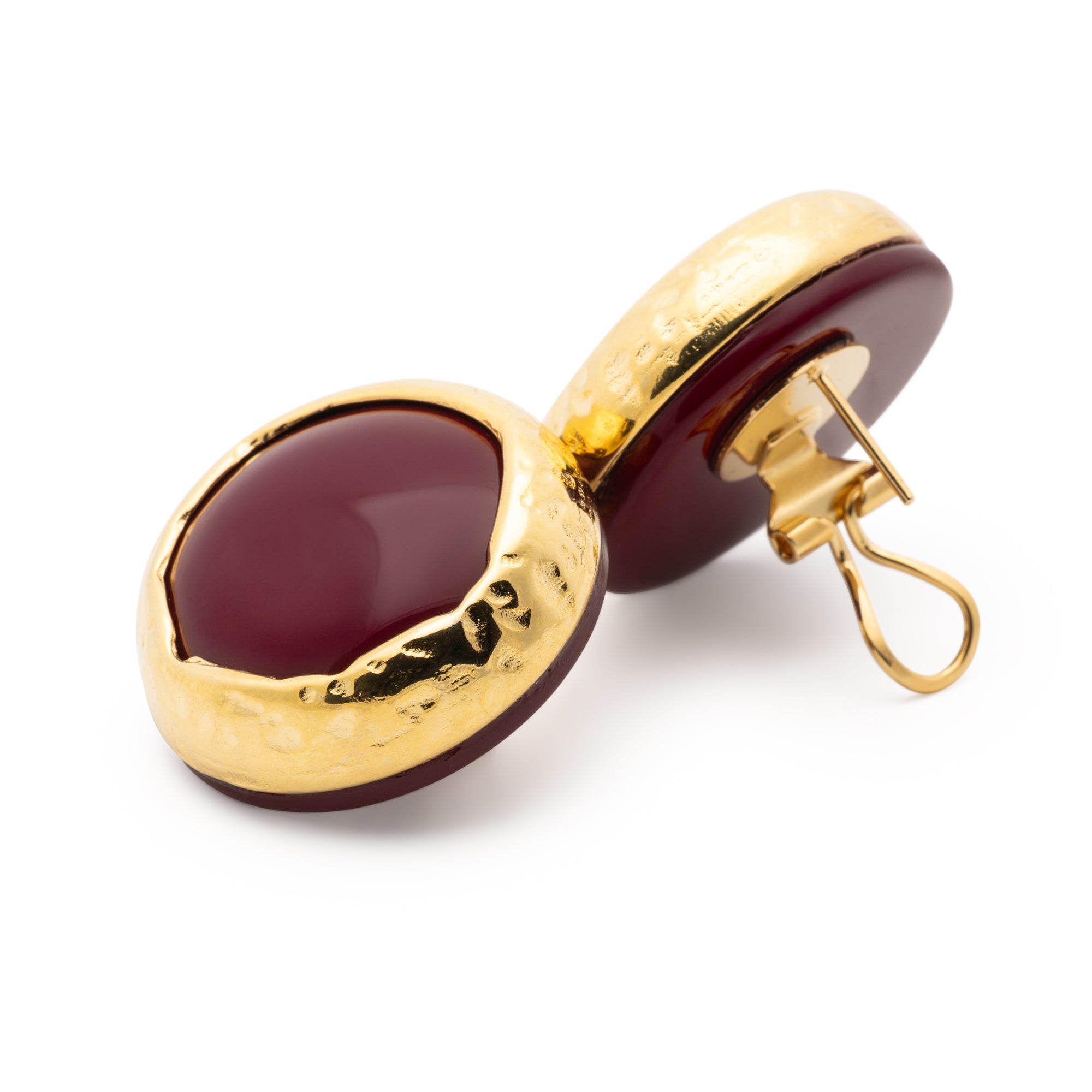 VB2624BOR-vanessa-baroni-vintage-round-earring-in-bordeaux-1