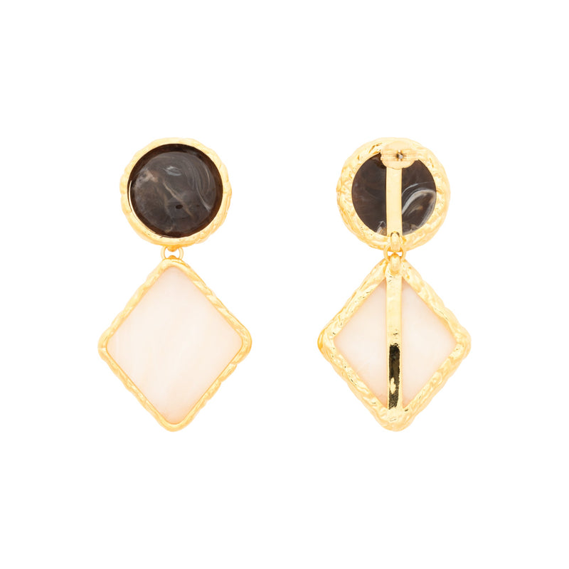 VB2626DBP-vanessa-baroni-vintage-geometric-earring-in-dark-brown-pearl-marble-1