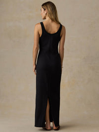 WDF2610-faherty-sunwashed-slub-tank-dress-in-black-1