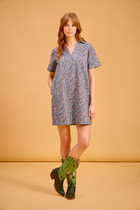 Wells Dress in Shale