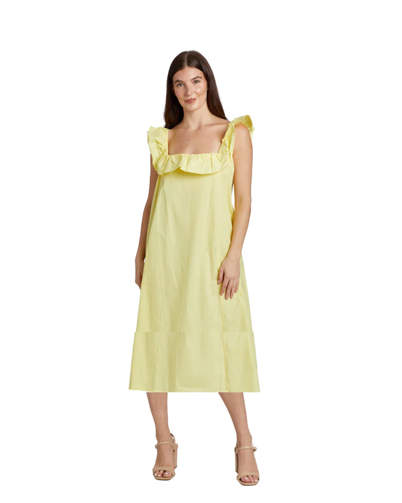 Ali Dress in Butter Yellow
