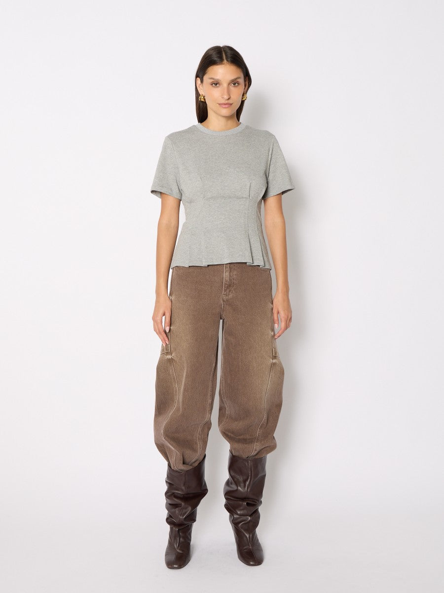 berenice-paris-21tedwina-fitted-grey-t-shirt-at-the-waist-with-round-neck-and-short-sleeves-grey-melange-1