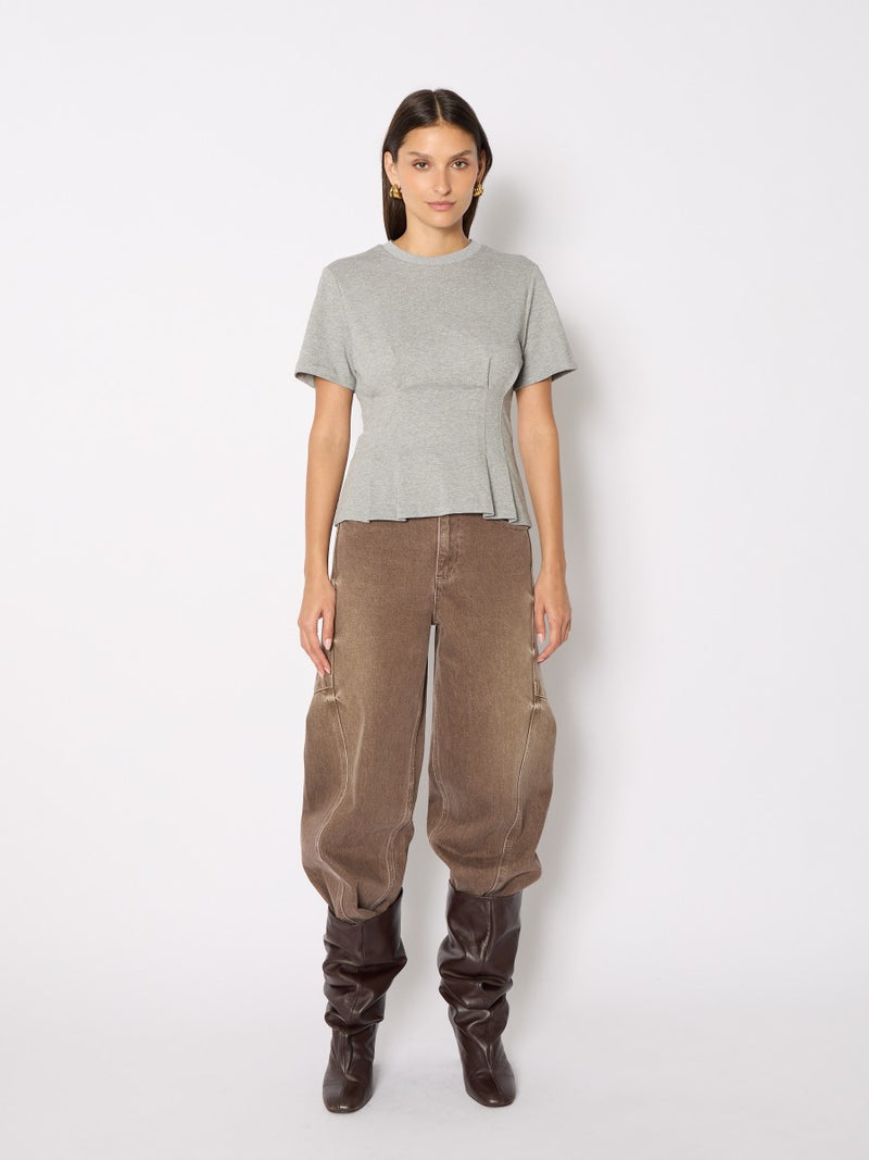 berenice-paris-21tedwina-fitted-grey-t-shirt-at-the-waist-with-round-neck-and-short-sleeves-grey-melange-1