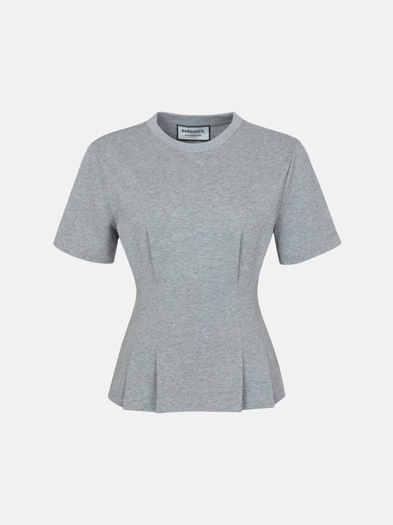 berenice-paris-21tedwina-fitted-grey-t-shirt-at-the-waist-with-round-neck-and-short-sleeves-grey-melange-1
