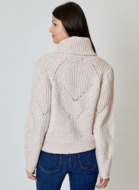 Marlee Sweater in Peony Marled