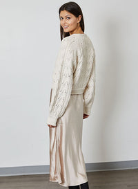 Emi Sweater Dress in Ivory