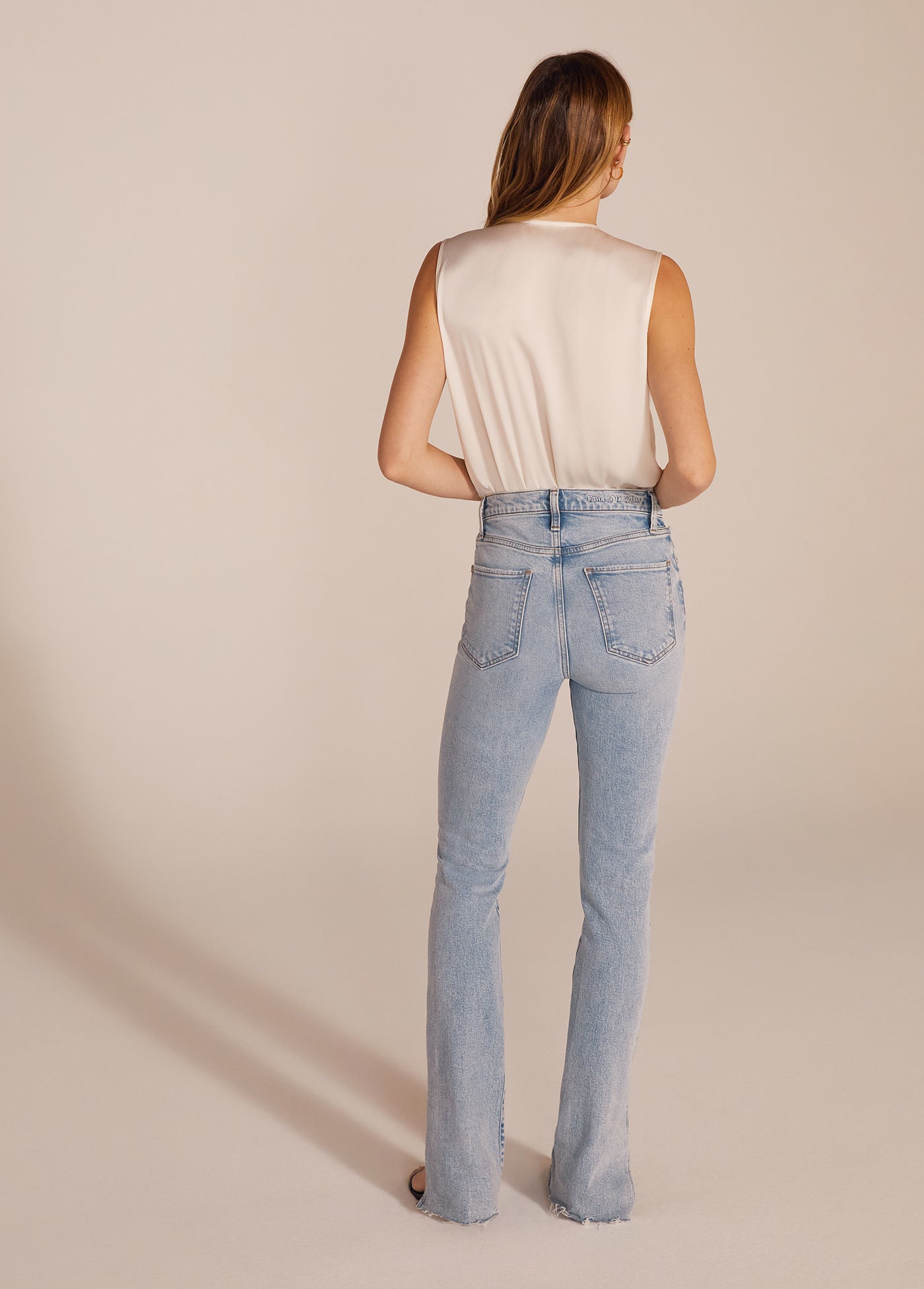 The Sleeveless Date Blouse in Ivory