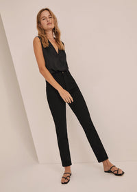 The Sleeveless Date Blouse in Black