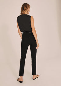 The Sleeveless Date Blouse in Black