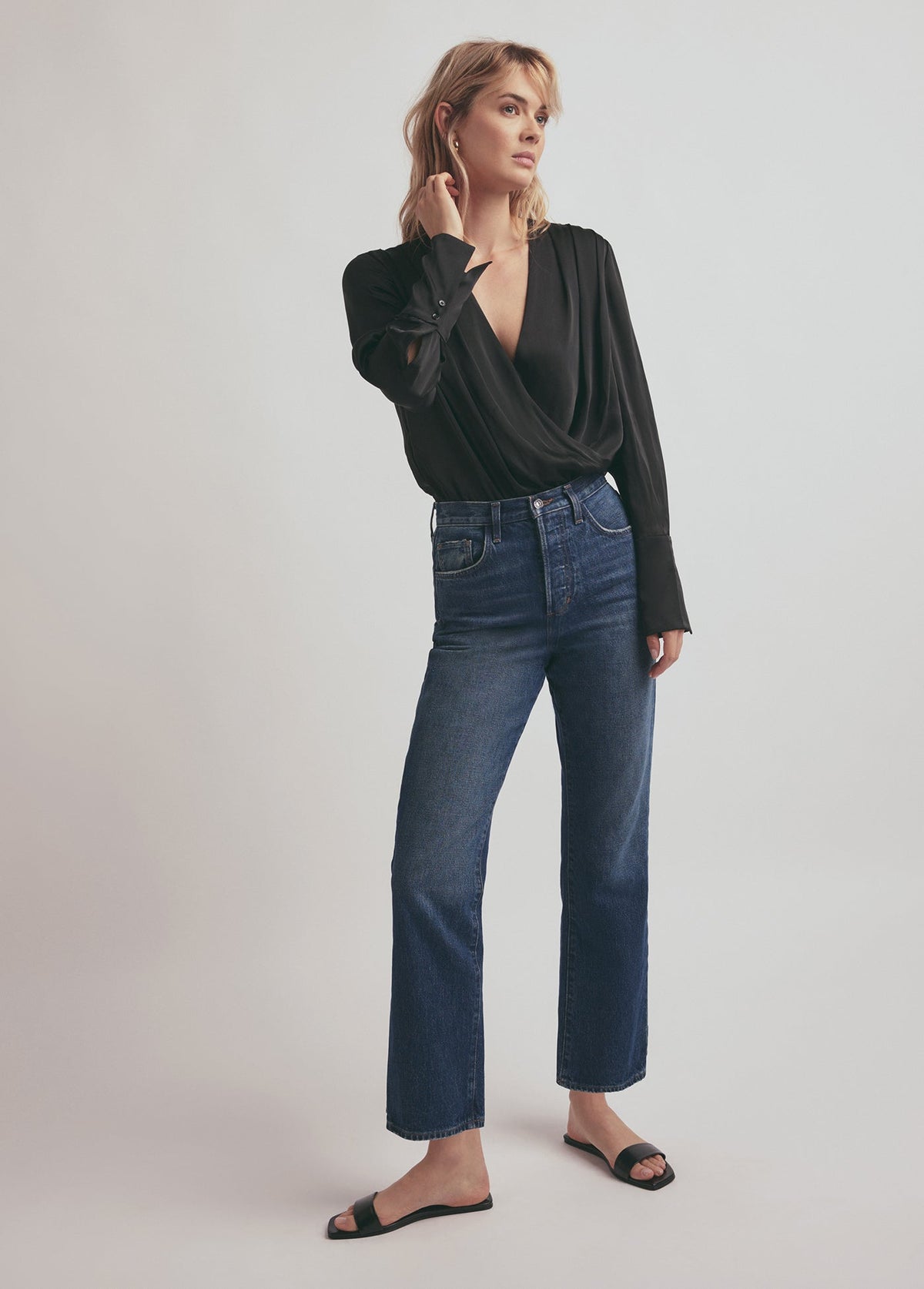 The Date Blouse in Black
