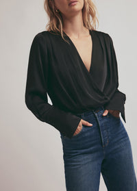 The Date Blouse in Black