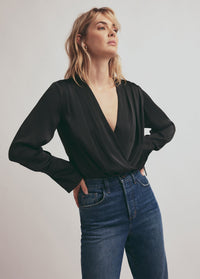 The Date Blouse in Black