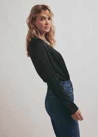 The Date Blouse in Black