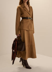 Aspen Skirt in Camel