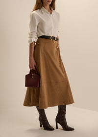 Aspen Skirt in Camel