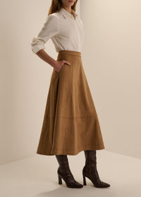 Aspen Skirt in Camel