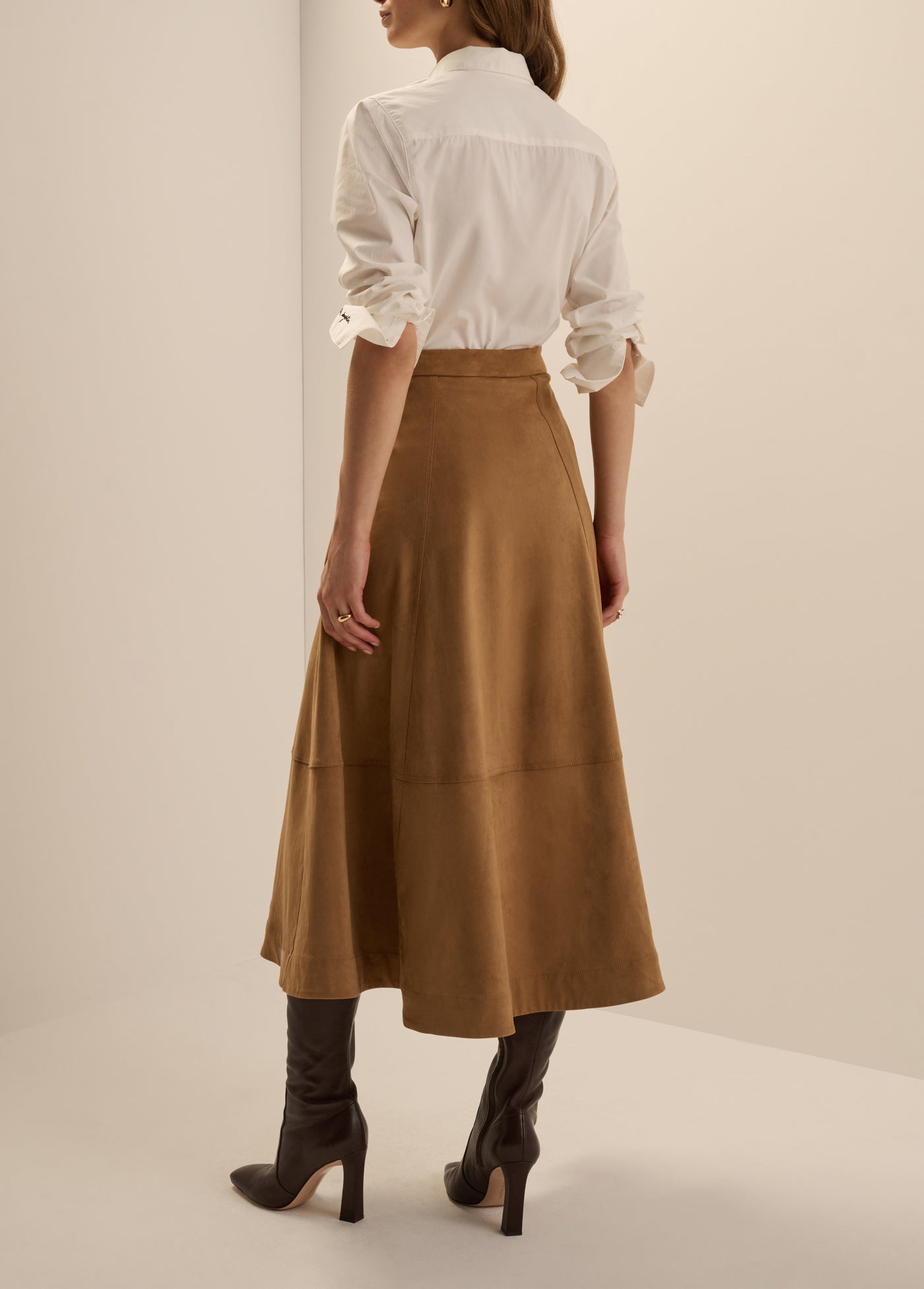 Aspen Skirt in Camel