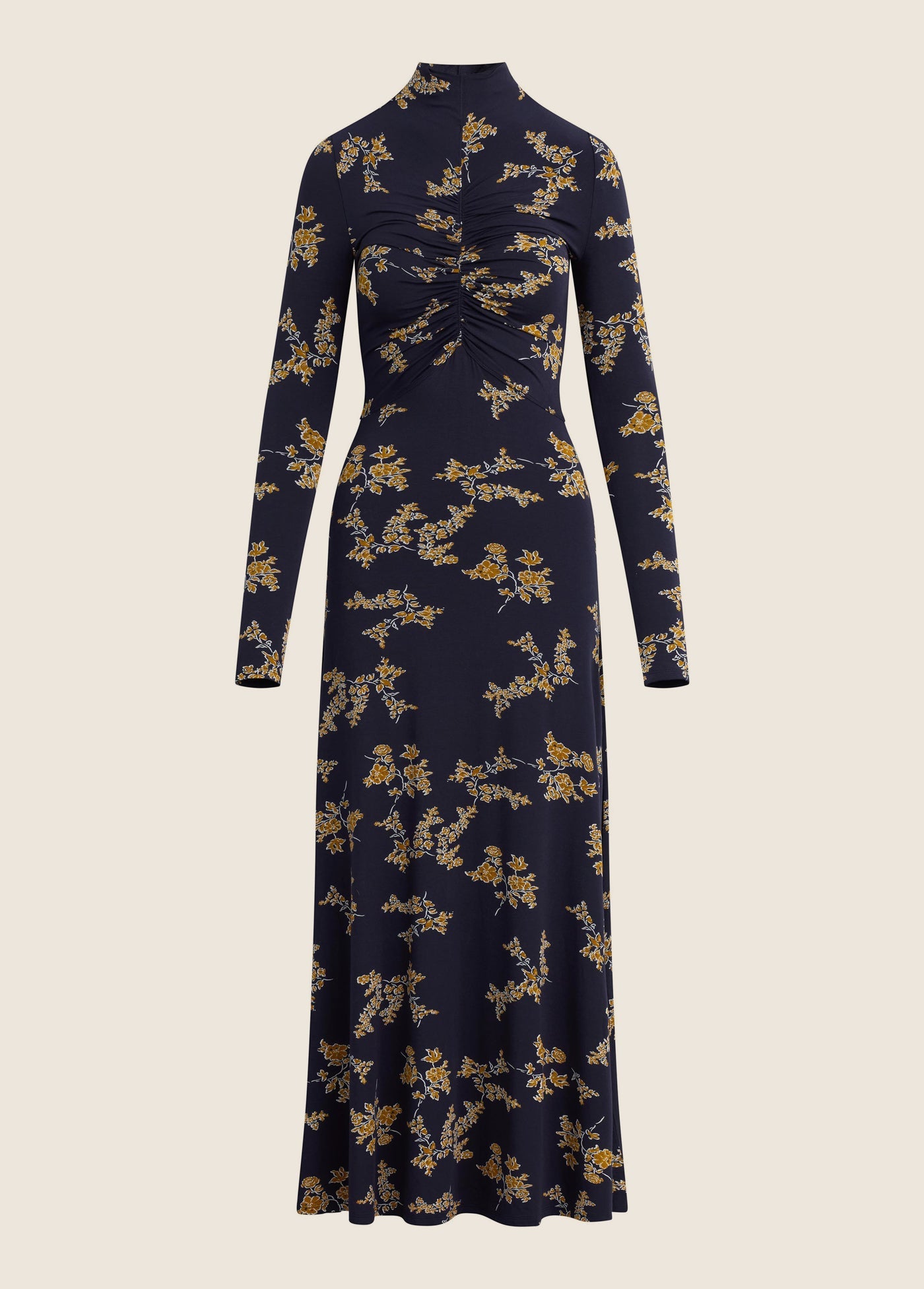 Lucia Dress in Navy Vine Floral