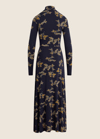 Lucia Dress in Navy Vine Floral