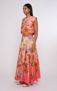 Cambrie Tank in Splendor in the Garden Print
