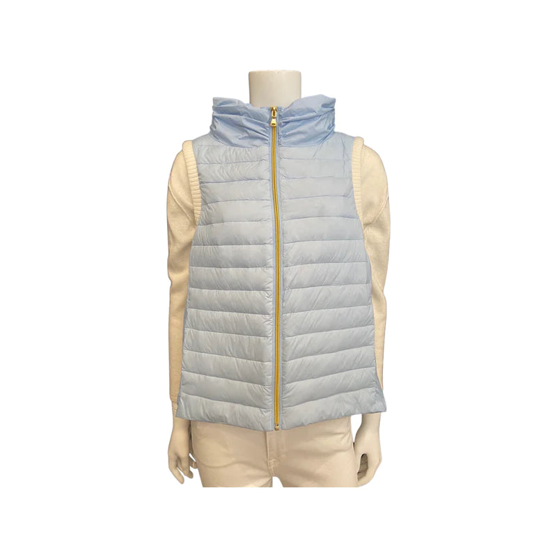 Wynn Gilt Puffer Vest in Bluebell/Snow *FINAL SALE*