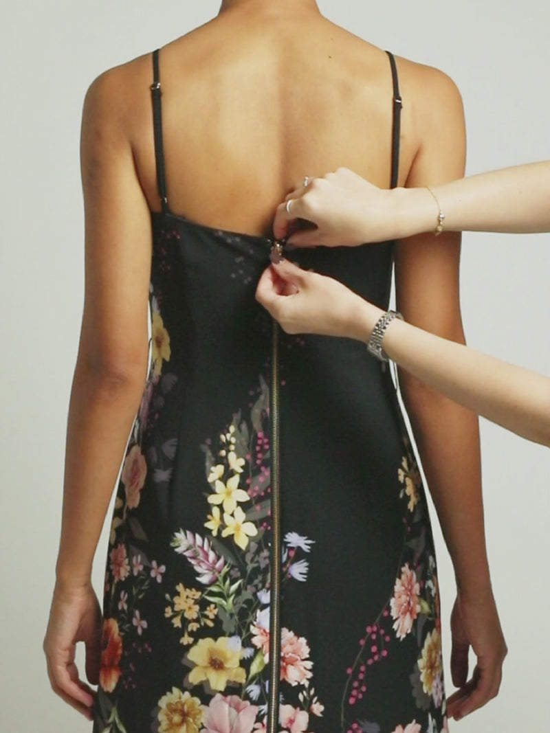 Tropez Convertible Midi Dress in Twilight Floral