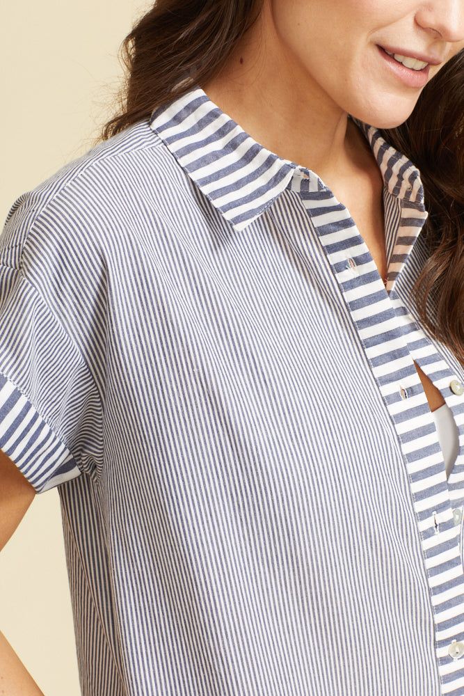 sitano-riga-short-sleeve-midi-dress-in-navy-stripes-1