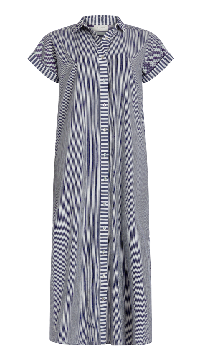sitano-riga-short-sleeve-midi-dress-in-navy-stripes-1