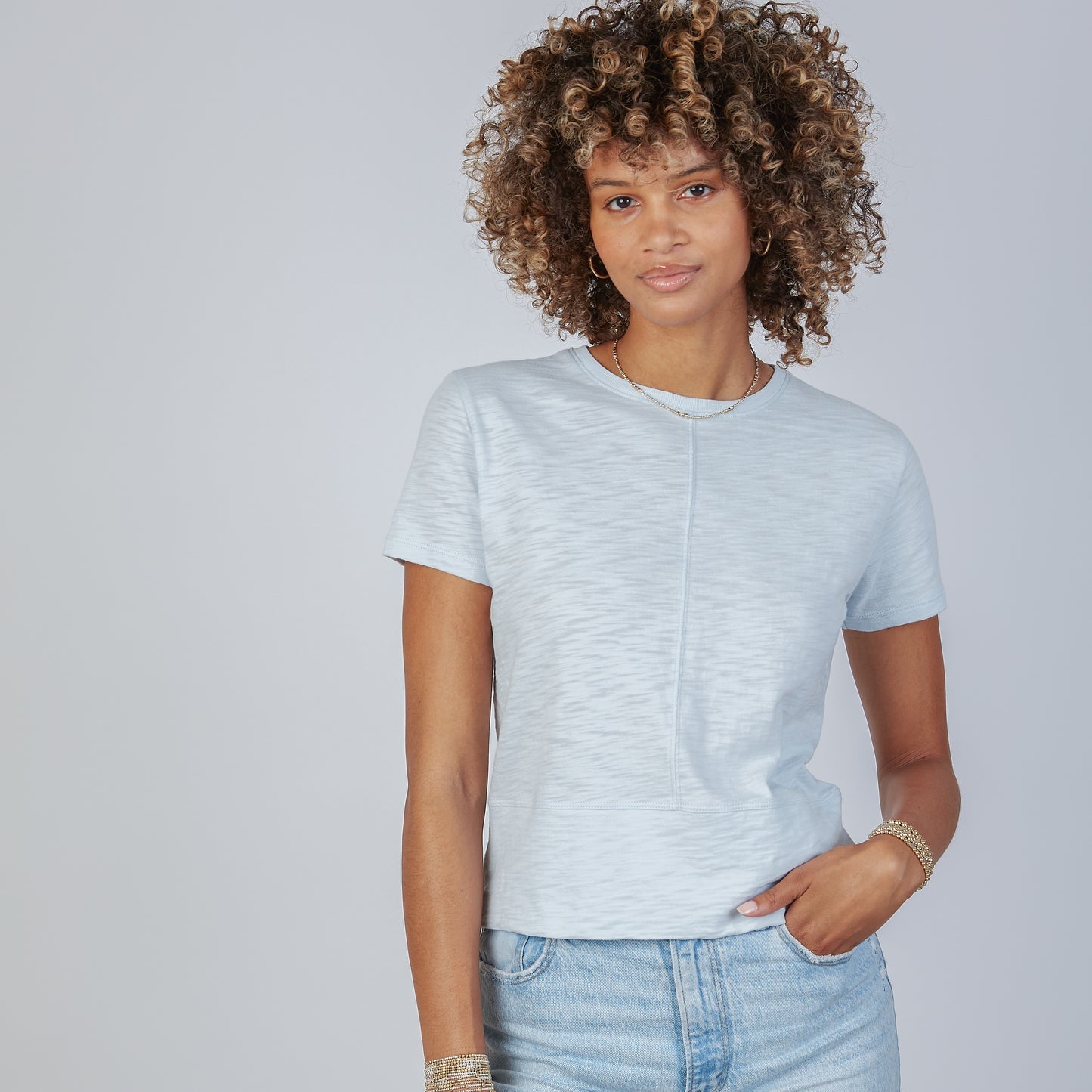 Celia Tee in Sky Blue