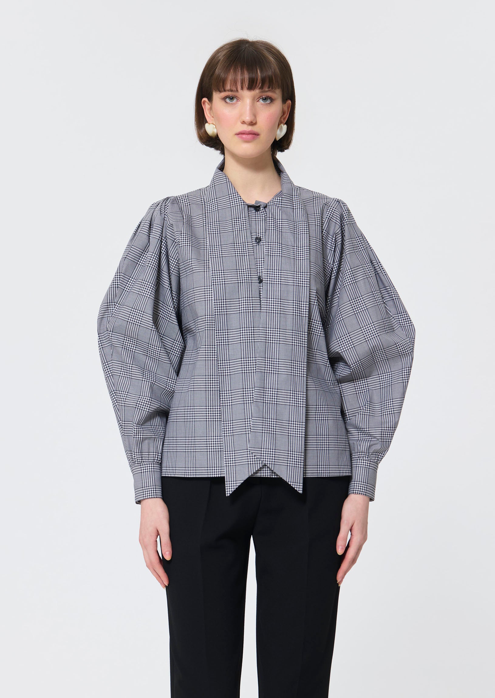 tara-jarmon-candaya-bow-top-in-charcoal-plaid-1