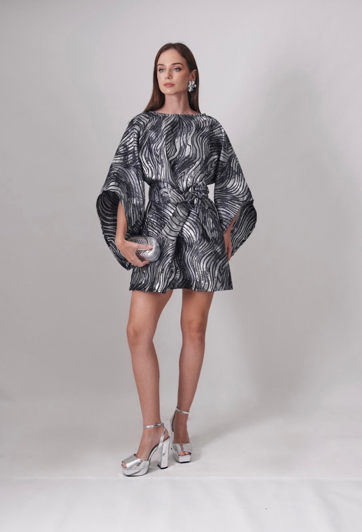 tela-mercantile-ava-black-silver-metallic-brocade-tie-waist-dress-black-multi-1