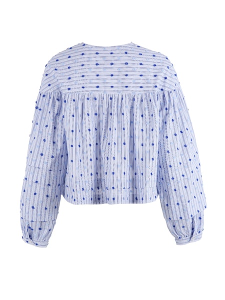 the-shirt-by-rochelle-beherns-callah-shirt-in-blue-dot-stripe-1
