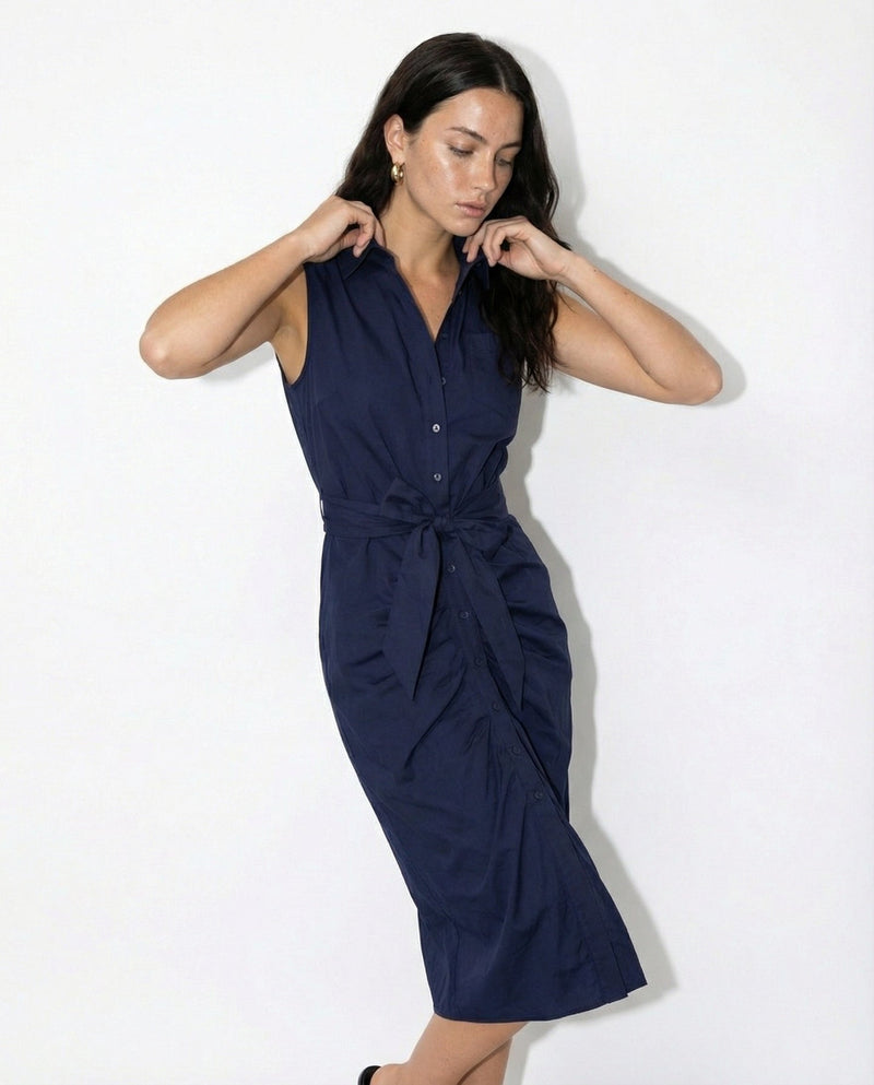 the-shirt-by-rochelle-beherns-sleeveless-wrap-front-dress-in-navy-1