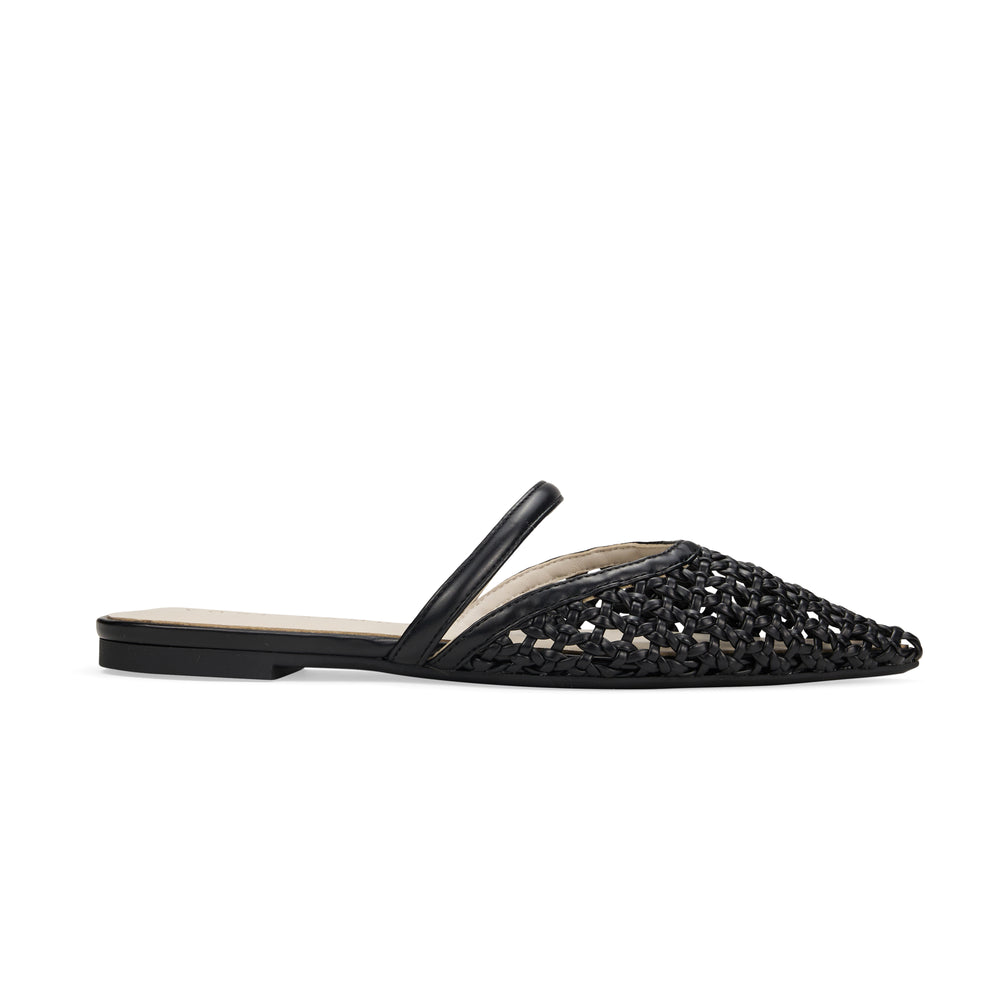 ARGUE × U-DOT　ASYMMETRICAL MULE 21cm Aquazzura Twist 75MM Striped Leather Mules | Saks Fifth Avenue