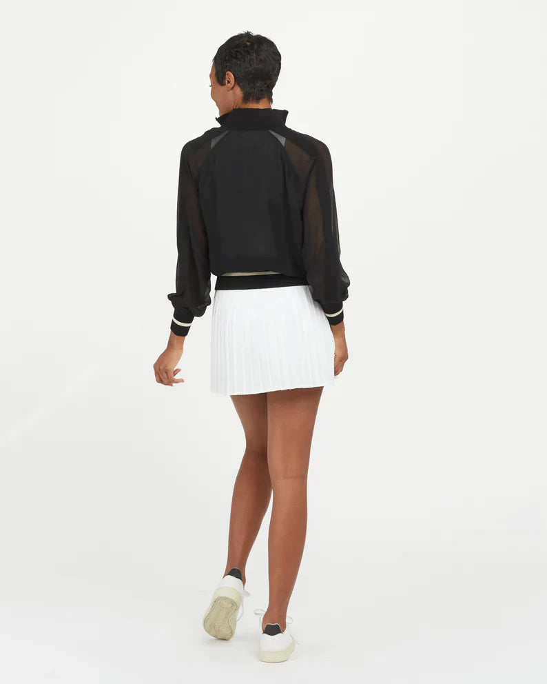 Get Moving Pleated Skirt in White