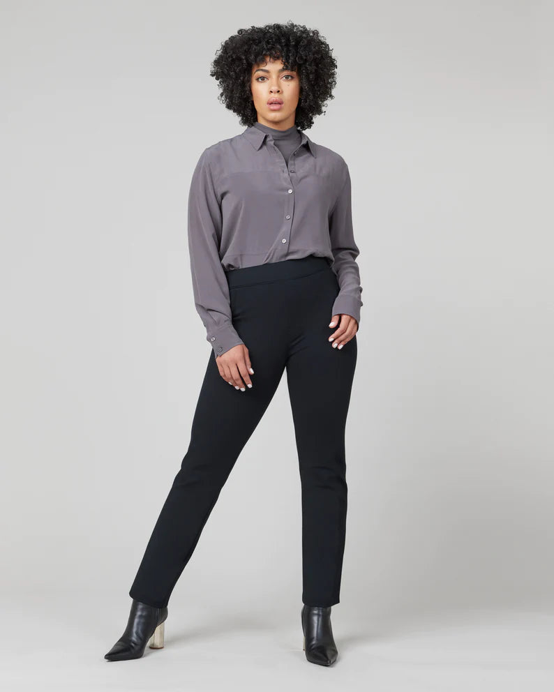 Perfect Slim Straight Pant in Classic Black
