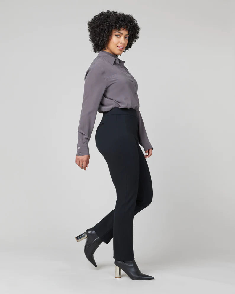 Perfect Slim Straight Pant in Classic Black