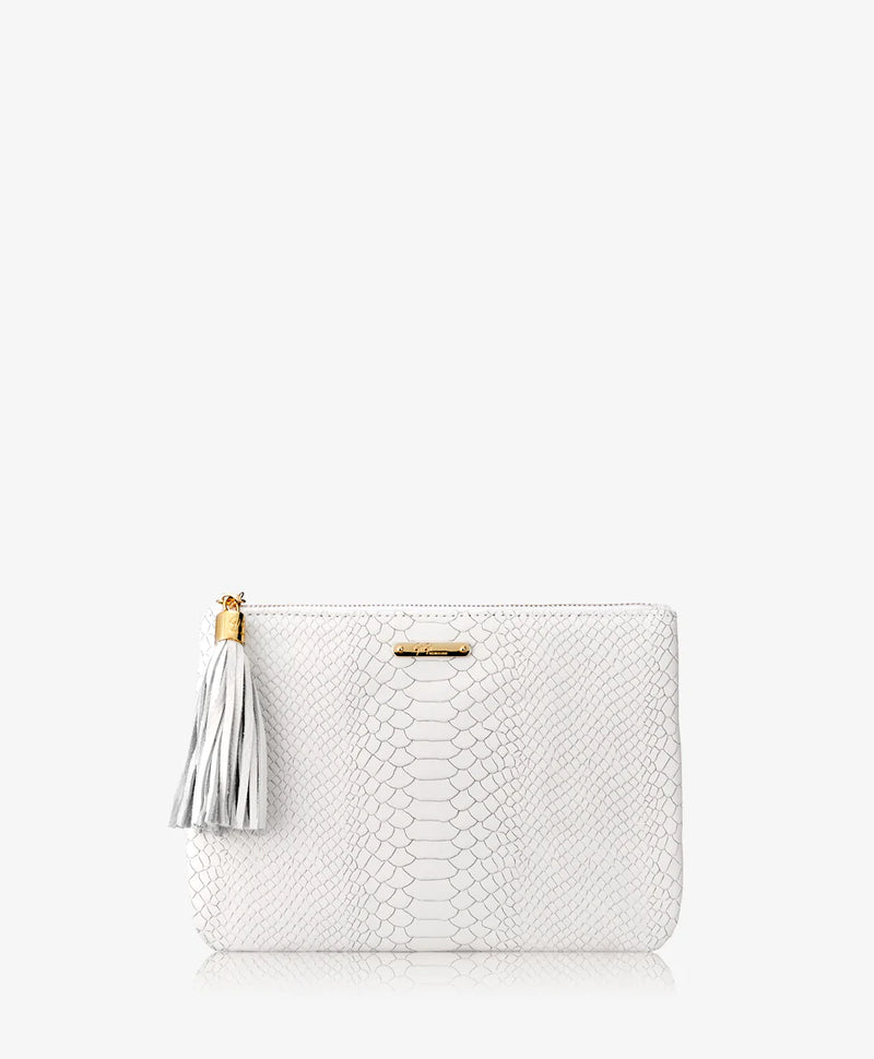 All In One Clutch in White