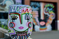 Windy O'Connor Sipping on Sunshine Tumbler